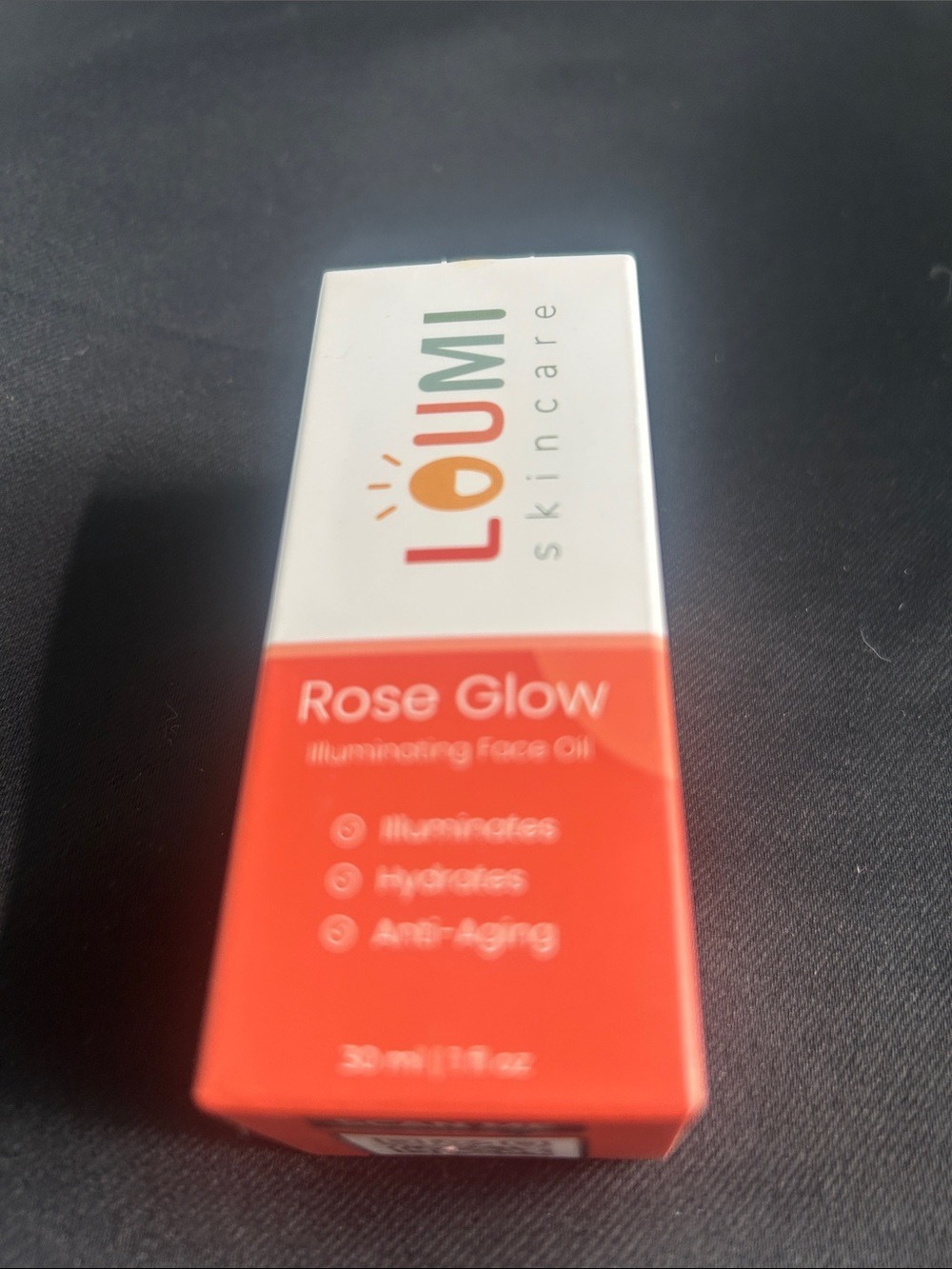 Lumi Skincare Rose Glow Illuminating Face Oil — White & Coral Packaging